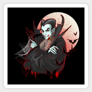 Classic Horror Monster Vampire Sticker